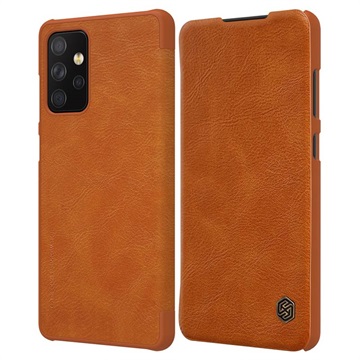 Nillkin Qin Samsung Galaxy A72 5G Flip Case - Bruin