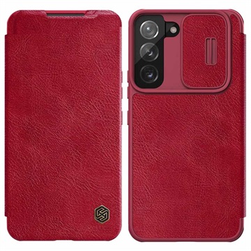 Nillkin Qin Series Samsung Galaxy S22+ 5G Flip Case - Rood