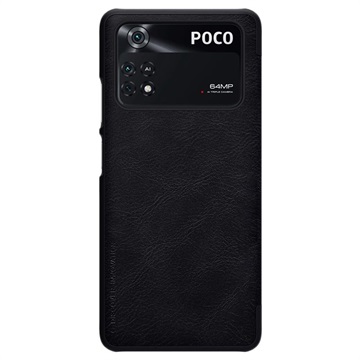 Nillkin Qin Series Xiaomi Poco M4 Pro Flip Case - Zwart