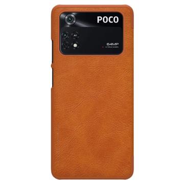 Nillkin Qin Series Xiaomi Poco M4 Pro Flip Case - Bruin