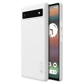 Nillkin Super Frosted Shield Google Pixel 6a-hoesje - Wit