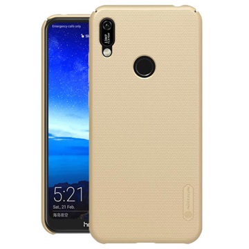 Nillkin Hoesje Super Frosted Shield Huawei Y6 (2019) - Goud