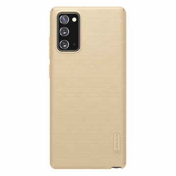 Nillkin Super Frosted Shield Samsung Galaxy Note20 Hoesje - Goud