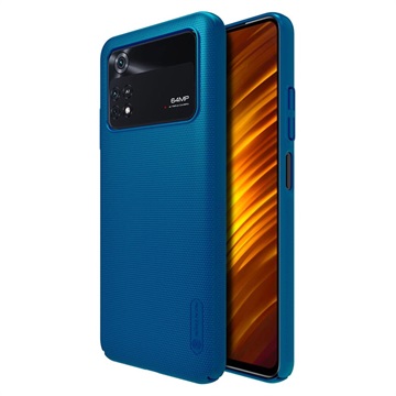 Nillkin Super Frosted Shield Xiaomi Poco M4 Pro Case - Blauw