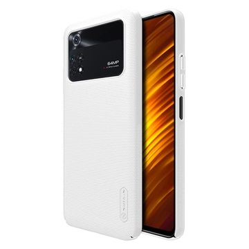 Nillkin Super Frosted Shield Xiaomi Poco M4 Pro Case - Wit