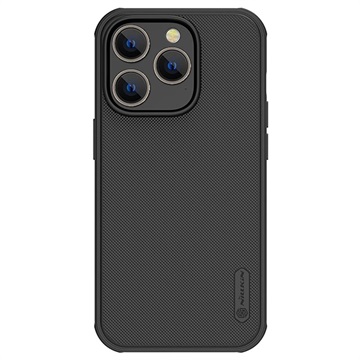 Nillkin Super Frosted Shield Pro iPhone 14 Pro Hoesje - Zwart