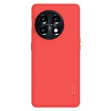 Nillkin Super Frosted Shield Pro OnePlus 11 Hybrid Hoesje - Rood