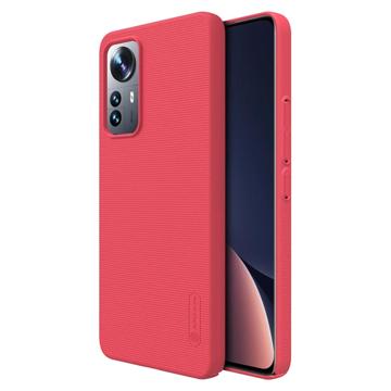 Nillkin Super Frosted Shield Xiaomi 12 Lite Hoesje - Rood