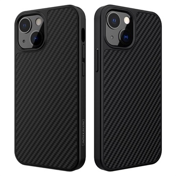 Nillkin Synthetisch Koolstofvezel iPhone 13 Mini Hoesje - Zwart