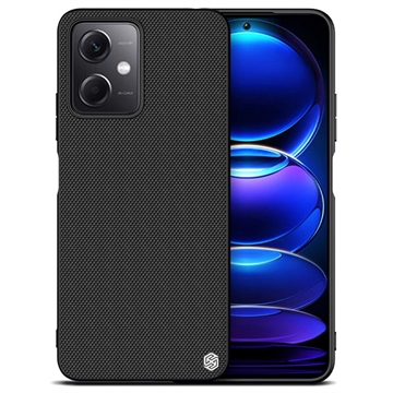 Nillkin Getextureerde Xiaomi Redmi Note 12 Hybrid Case - Zwart