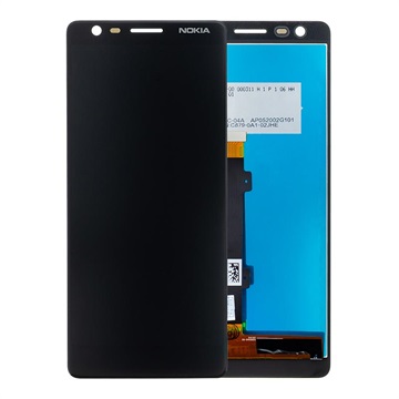 Nokia 3.1 LCD-scherm - Zwart