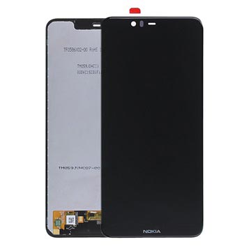 Nokia 5.1 Plus LCD-scherm 20PDABW0002 - Zwart