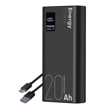 Obal:Me EnergyPulse Powerbank 20000mAh - 22.5W - Black