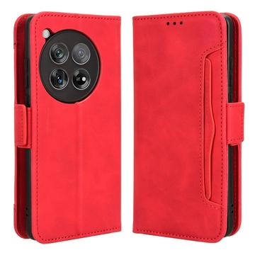 OnePlus 12 Cardholder Series Portemonnee Hoesje - Rood