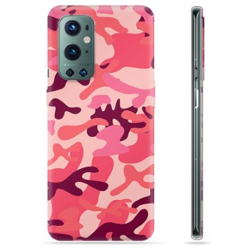 OnePlus 9 Pro TPU Hoesje - Roze Camouflage