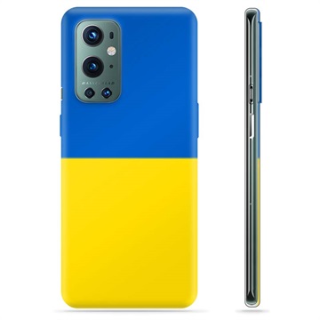 OnePlus 9 Pro TPU Hoesje OekraÃ¯ense Vlag - Geel en Lichtblauw