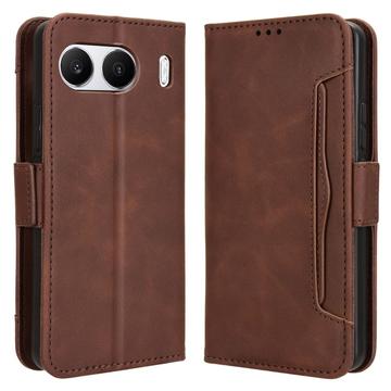 OnePlus Nord 4 Cardholder Series Portemonnee Hoesje - Bruin