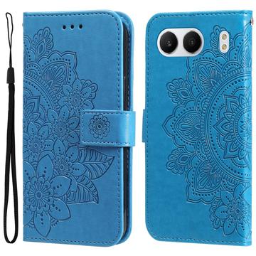 OnePlus Nord 4 Mandala Series Portemonnee-hoesje - Blauw