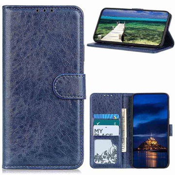 OnePlus Nord CE 5G Wallet Case met standaardfunctie - Blauw