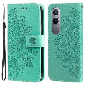 OnePlus Nord CE4 Lite/Oppo K12x Mandala Series Portemonnee-hoesje - Groen