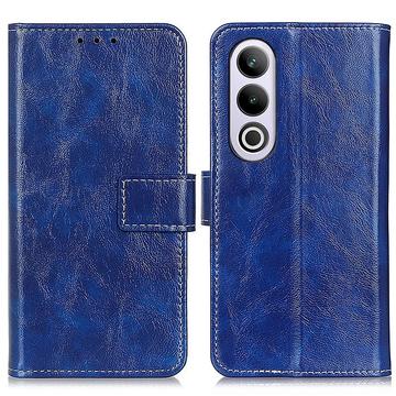 OnePlus Nord CE4/Oppo K12 Portemonnee Hoesje met Magnetische Sluiting - Donkerblauw