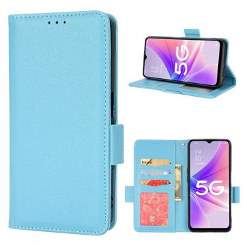 OnePlus Nord N300 Portemonnee Hoesje met Magneetsluiting - Baby Blauw