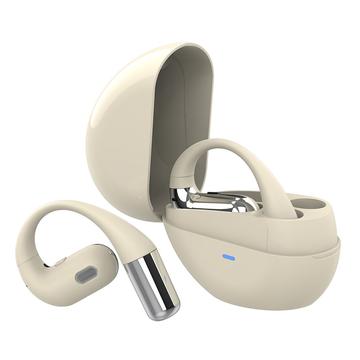 Bluetooth-hoofdtelefoon met open oor en ruisonderdrukking F15 - Beige