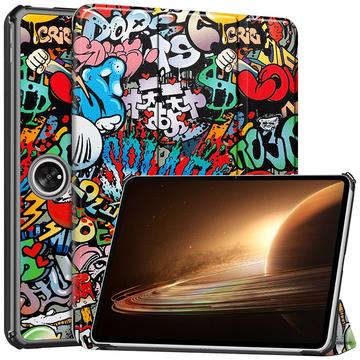 Oppo Pad 2 Tri-Fold Series Smart Folio Case - Graffiti