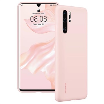 Huawei P30 Pro Siliconen Hoesje 51992874 - Roze