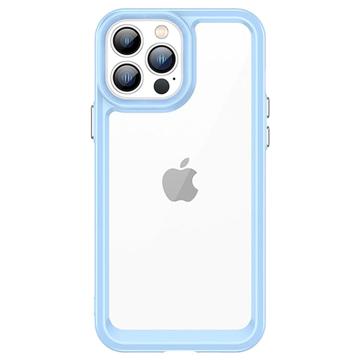 Outer Space Series iPhone 13 Pro Hybrid Case - Blauw