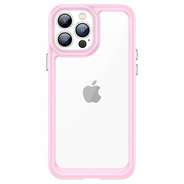 Outer Space Series iPhone 13 Pro Max Hybrid Case - Roze