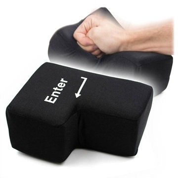 Oversized USB Stress Relief Grote Enter-toets - Zwart