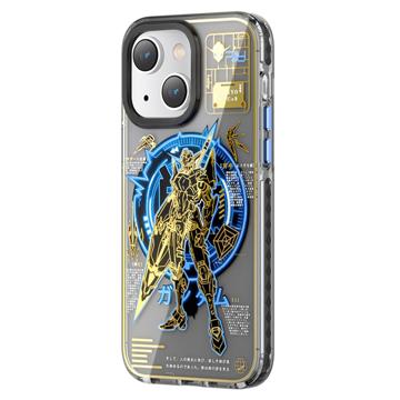 Kingxbar PQY Mecha Mag iPhone 14 Plus Hybride Hoesje - Blauw