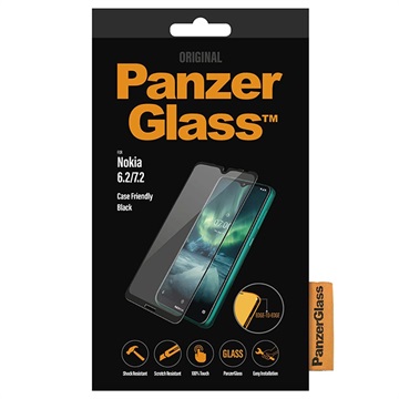 PanzerGlass Case Friendly Nokia 6.2/7.2 Screenprotector - Zwart