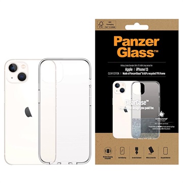 PanzerGlass ClearCase iPhone 13 AntibacteriÃ«le Case - Doorzichtig