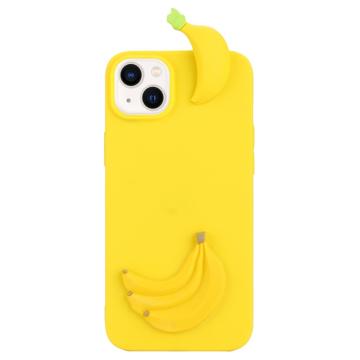 3D Cartoon iPhone 14 Plus TPU Hoesje - Banaan