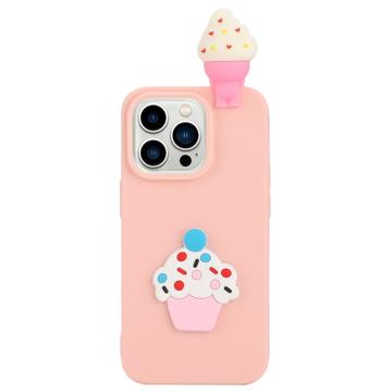 3D Cartoon iPhone 14 Pro Max TPU Hoesje - Roomijs