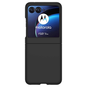 Motorola Razr 40 Ultra Kunststof Hoesje - Zwart