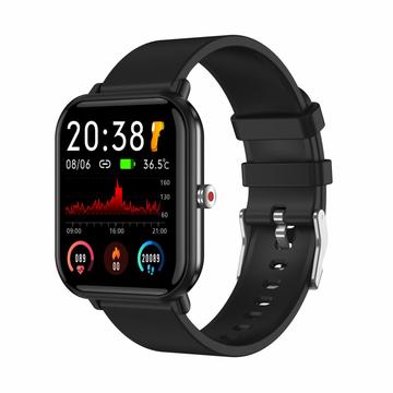 Premium Sports Smartwatch MX09 - BLE 5.0, 1.7 - Zwart