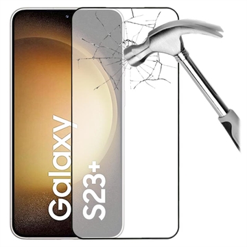 Prio 3D Samsung Galaxy S23+ 5G Glazen Screenprotector Zwart