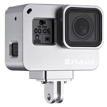 Puluz PU186 GoPro Hero5 zwarte aluminium behuizing - zilver