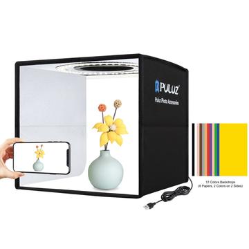 Puluz PU5025 Mini Fotobox / Verlichtingsstudio - 25cm / 5500K