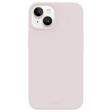 Puro Icon iPhone 14 Plus Siliconen Hoesje - Roze