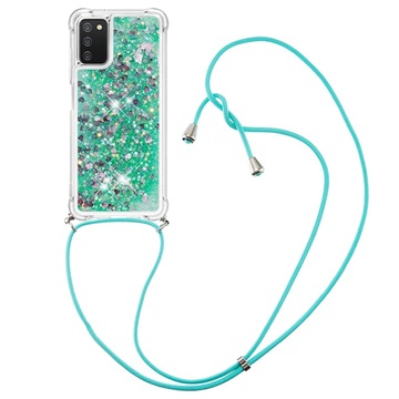 Quicksand Series Samsung Galaxy A03s TPU Hoesje - Groen