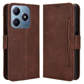 Realme C63/C61/Narzo N63 Cardholder Series Portemonnee Hoesje - Bruin