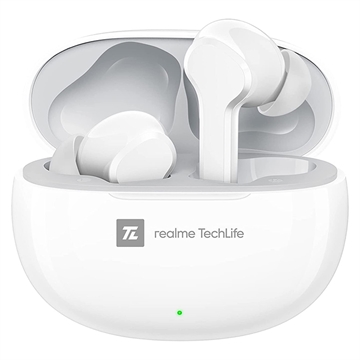 Realme TechLife Buds T100 True Draadloze Koptelefoon - Wit