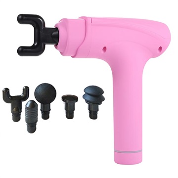 Oplaadbare Handheld Spier Massage Gun - Roze