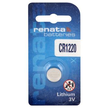 Renata Lithium Batterij - Knoopcel - CR1220 - 1 stuks - 3V - Made in Indonesia