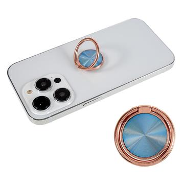 Ring Telefoonhouder CD Aders Beugel Standaard Universele Metalen Smartphone Grip - Baby Blauw