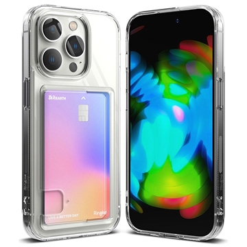 Ringke Fusion Card iPhone 14 Pro Max Hybrid Case - Doorzichtig